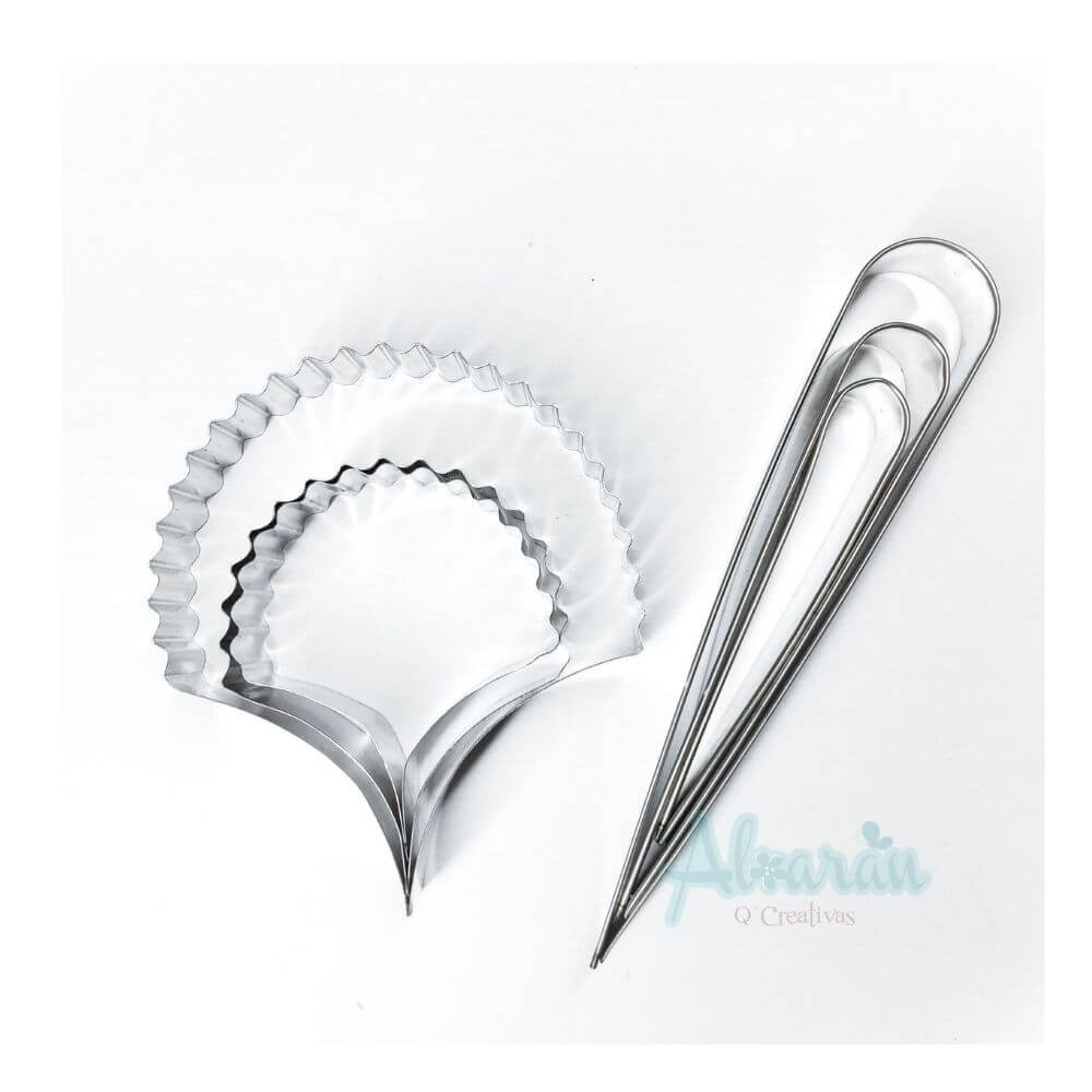 CORTADORES DE FLOR CLAVEL CHICO X 6