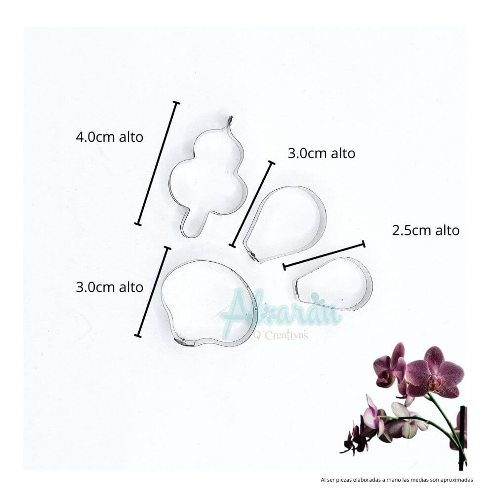 CORTADORES DE ORQUIDEA CHICO X 3