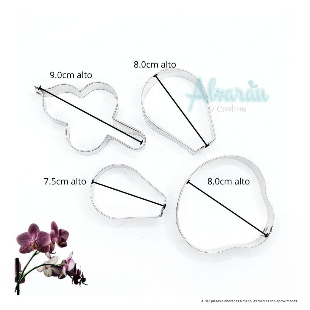 CORTADORES DE ORQUIDEA GRANDE X 3