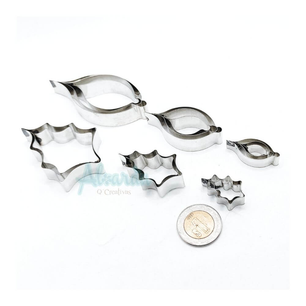 CORTADORES DE FLOR NOCHEBUENA MINI X 5