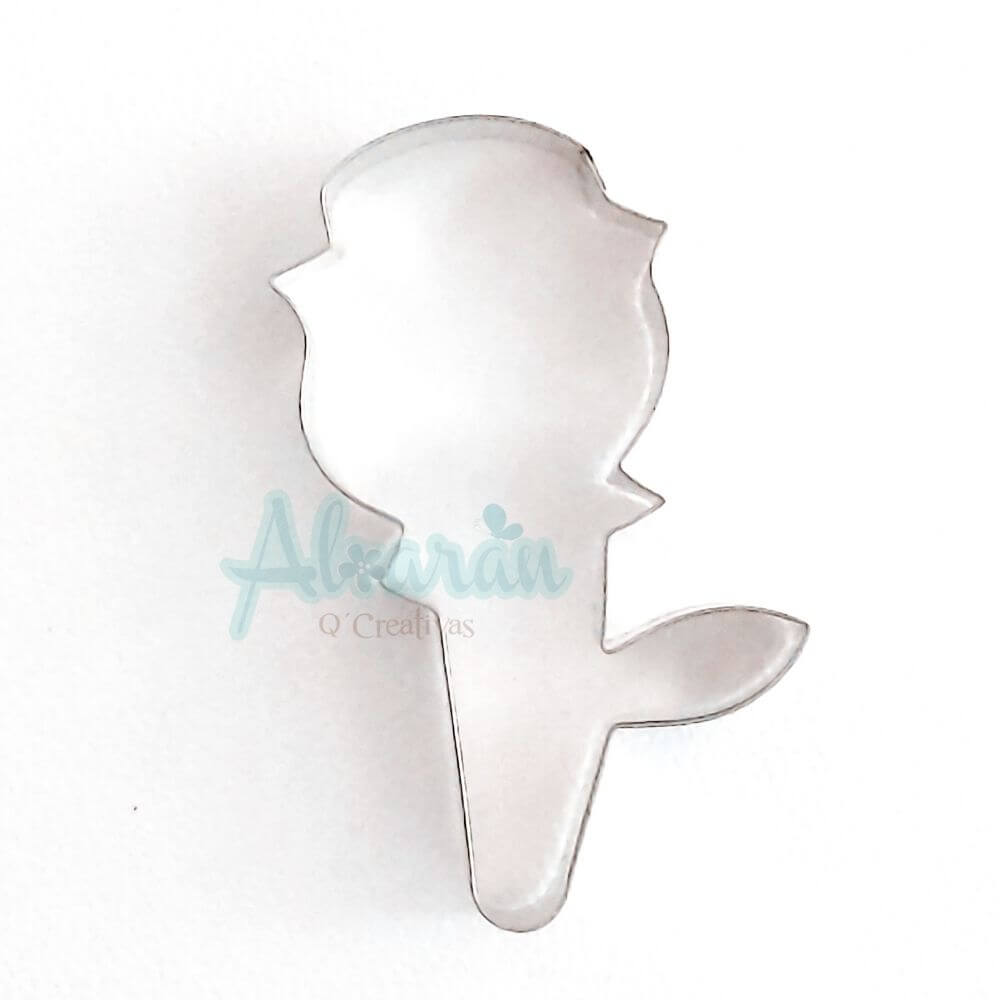 CORTADORES DE ROSA CON TALLO COMPLETA X 3