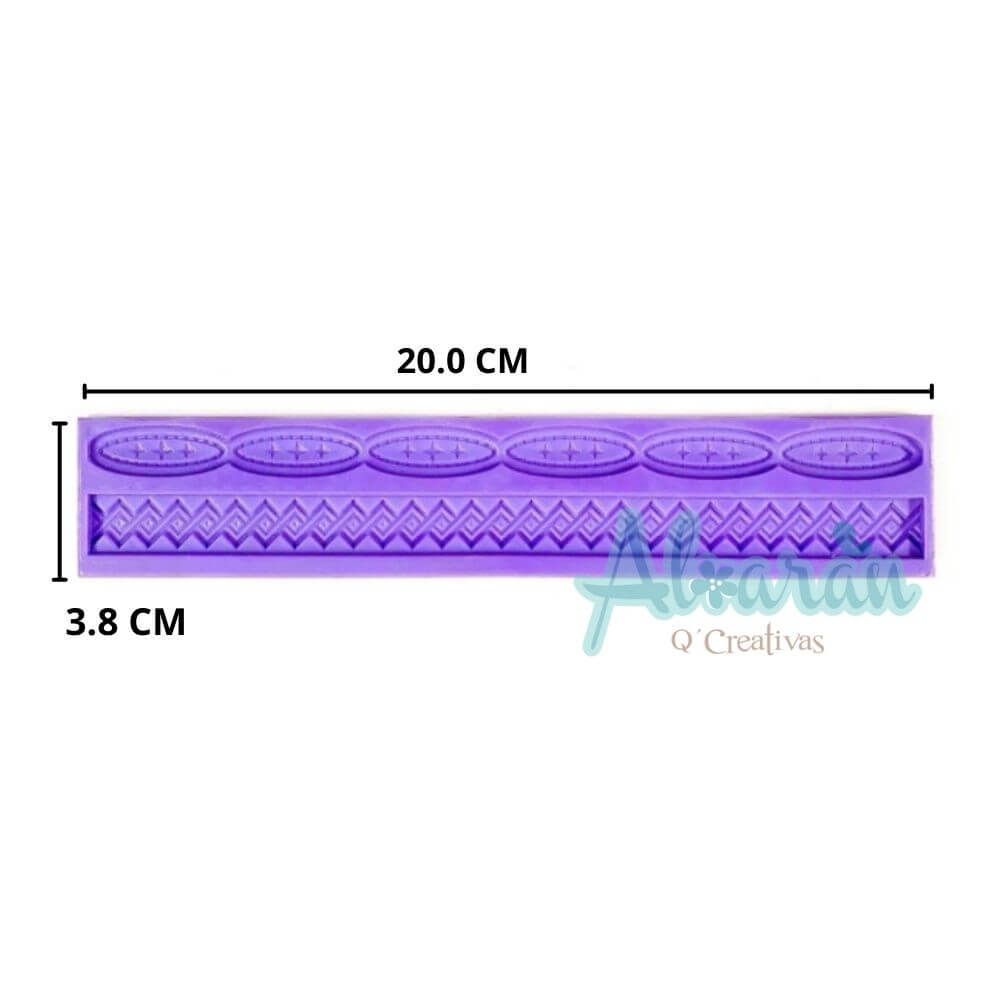 MOLDE FLEXIBLE, REGLETA FLEXIBLE OVALO