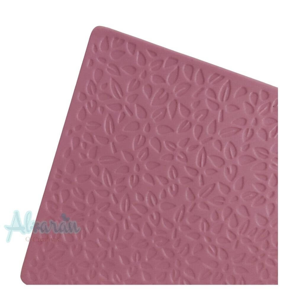 PLACA TEXTURIZADA EN FORMA DE HOJAS