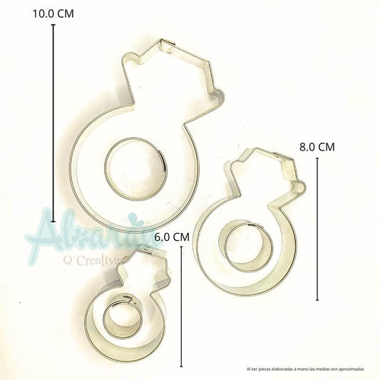 CORTADORES DE ANILLO DE COMPROMISO X 3