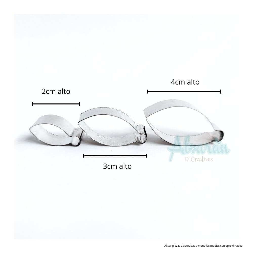 CORTADORES DE HOJA MAGNOLIA MINI X 3