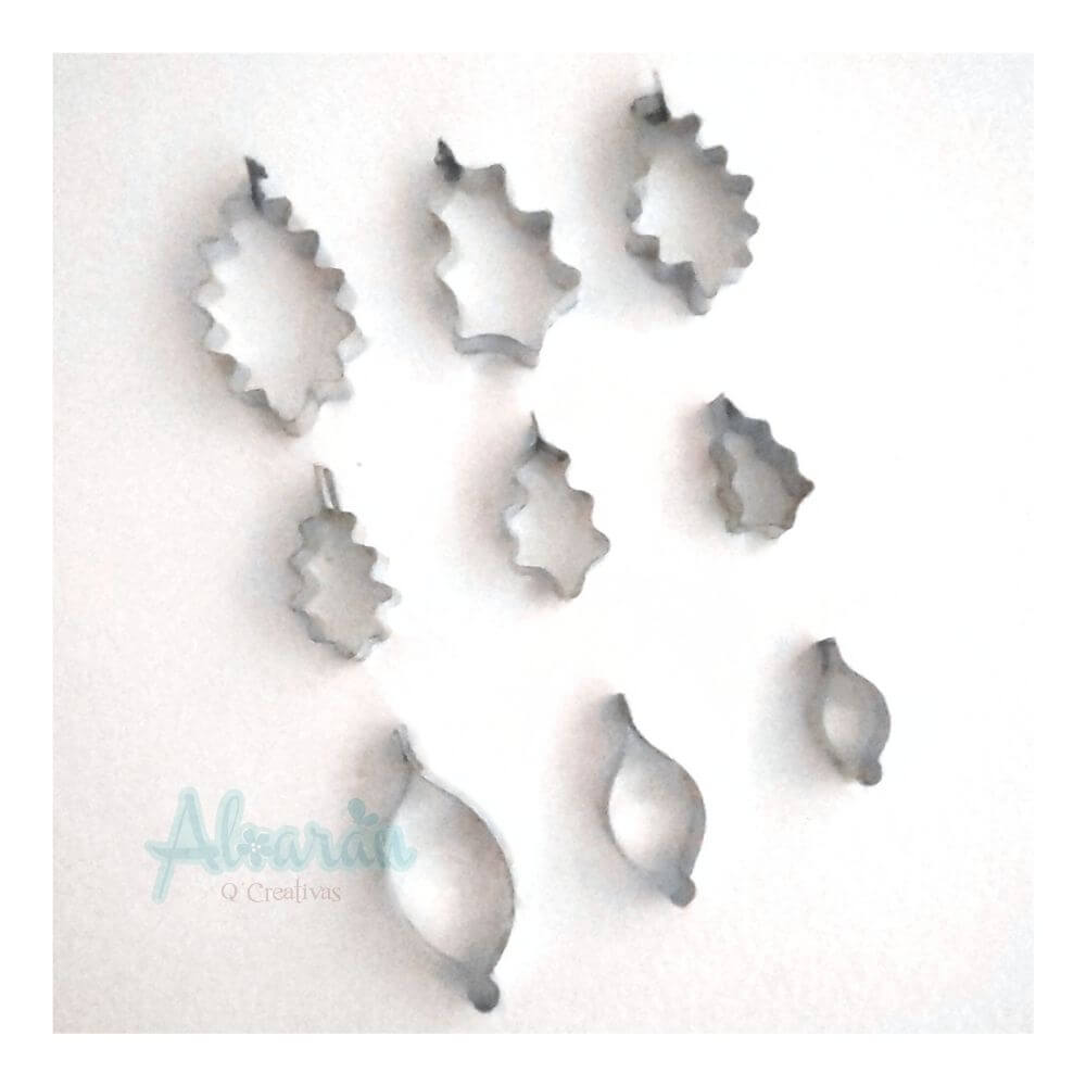 CORTADORES DE FLOR NOCHEBUENA MICRO X 9