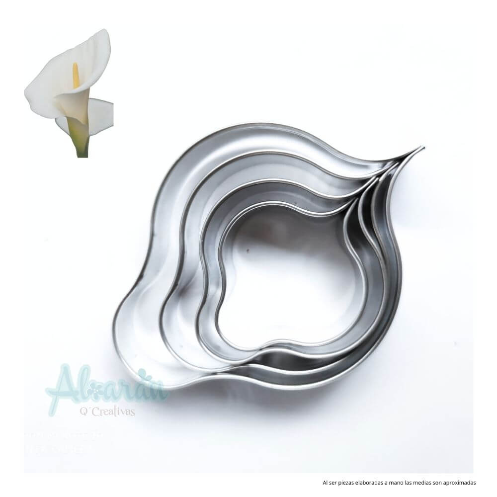 CORTADORES DE FLOR ALCATRAZ GRANDE X 4