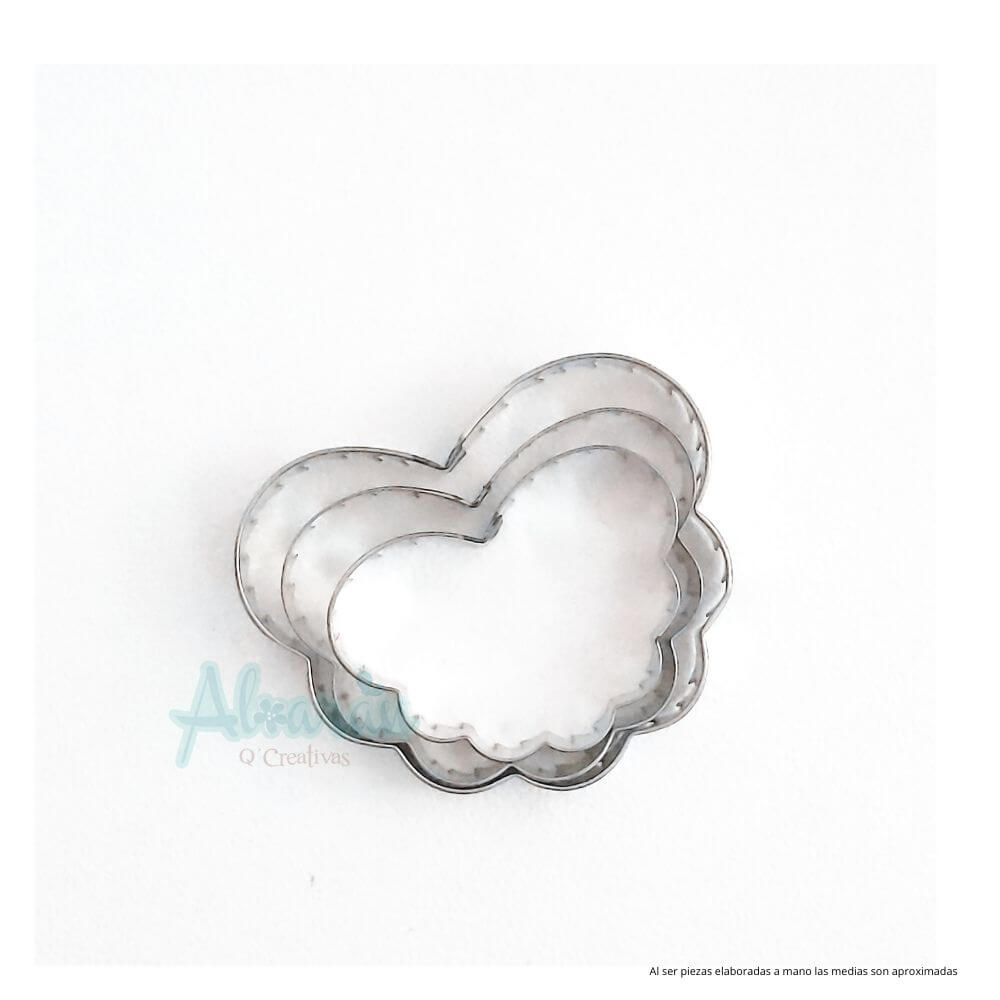 CORTADORES DE HOJA DE MALVA X 3