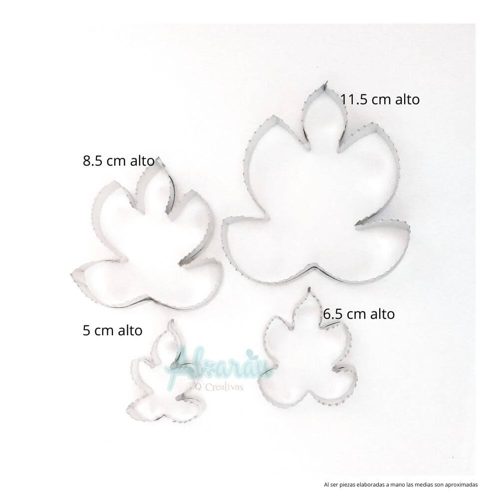 CORTADORES DE HOJA DE PARRA X 4