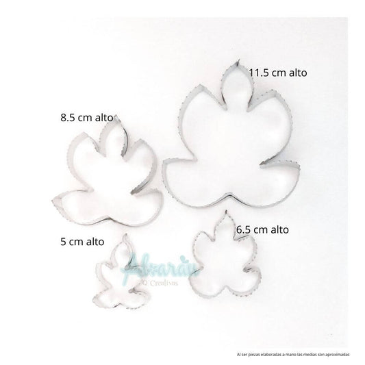 CORTADORES DE HOJA DE PARRA X 4