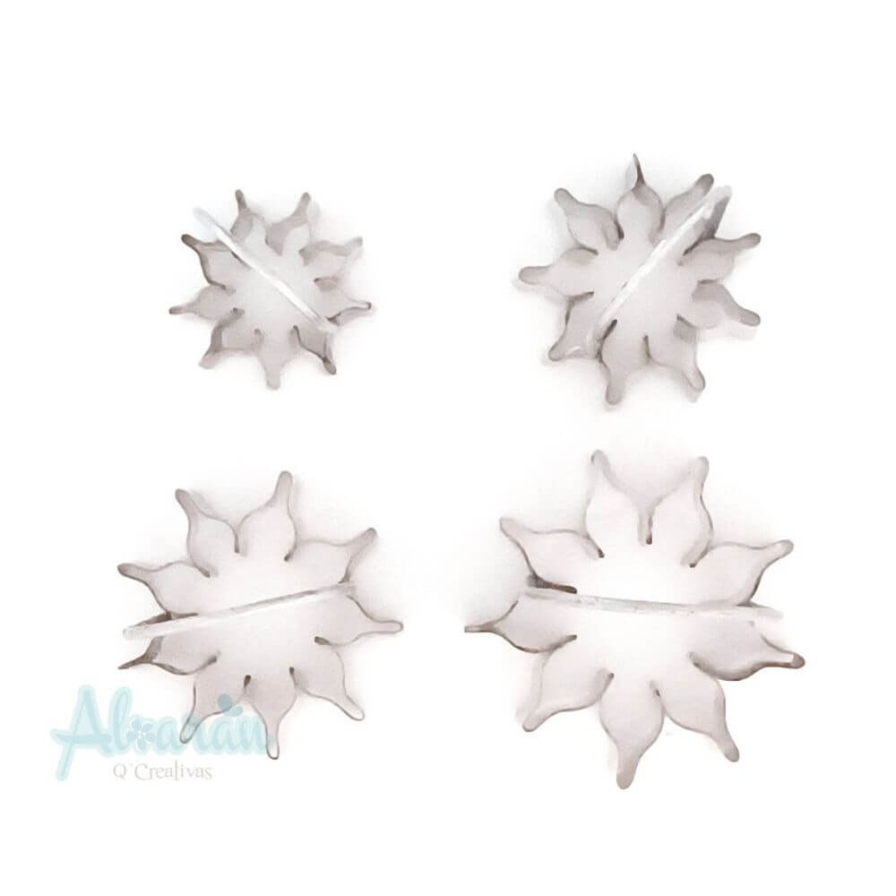 CORTADORES DE FLOR GIRASOL CHICO X  4