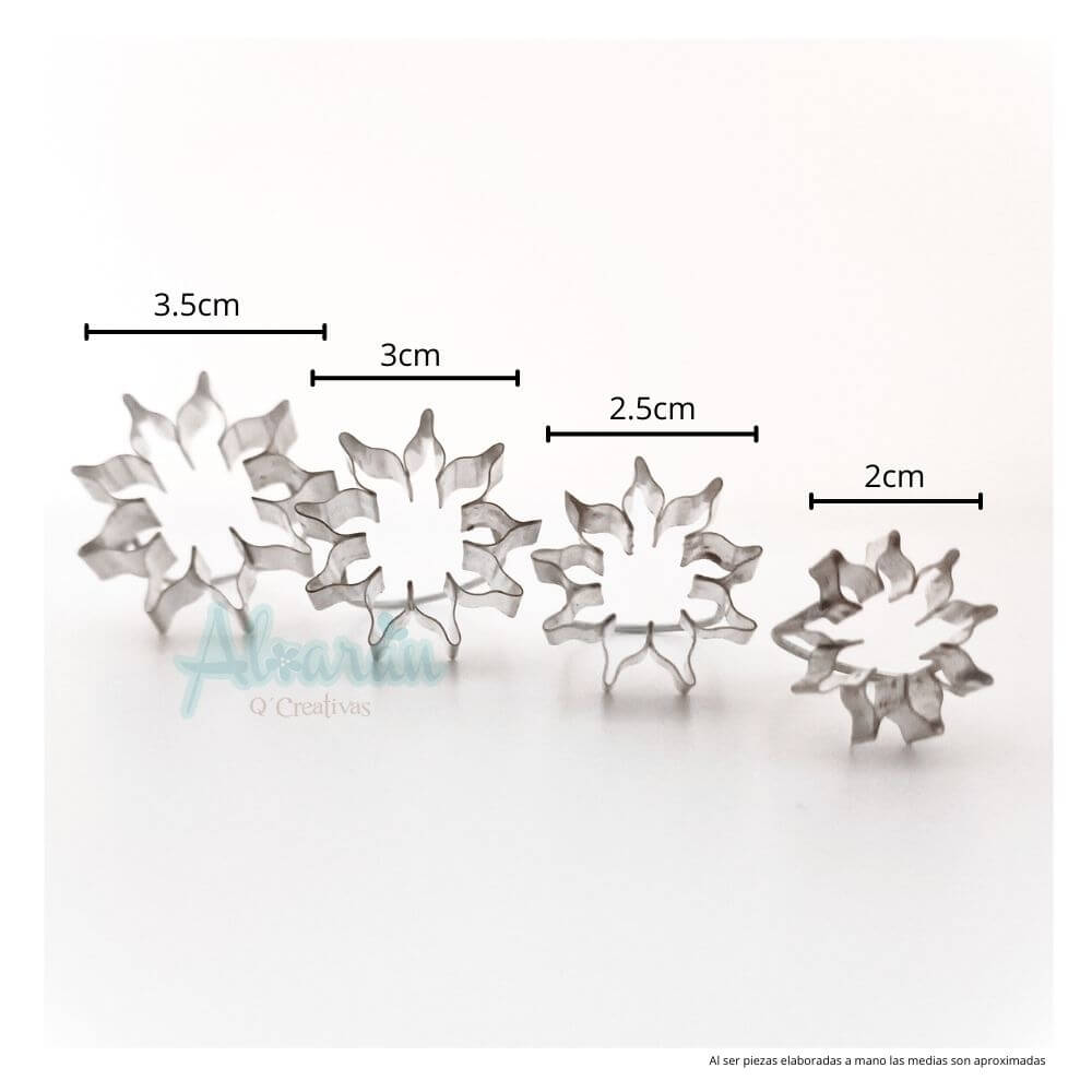 CORTADORES DE FLOR GIRASOL CHICO X  4