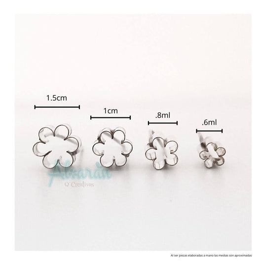 CORTADORES DE FLOR NO ME OLVIDES MICRO X 4