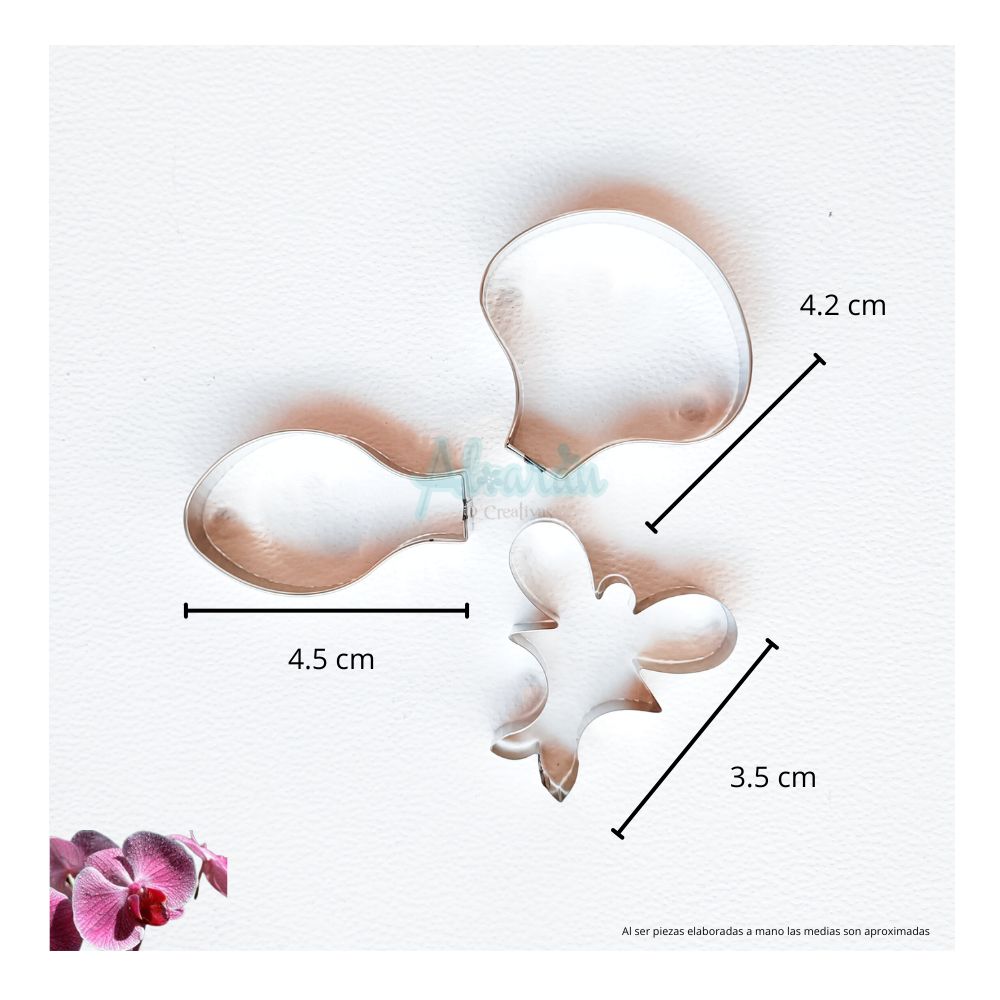 CORTADORES DE ORQUIDEA MARIPOSA U ORQUIDEA PHALAENOPSIS MODELO 2 CHICA