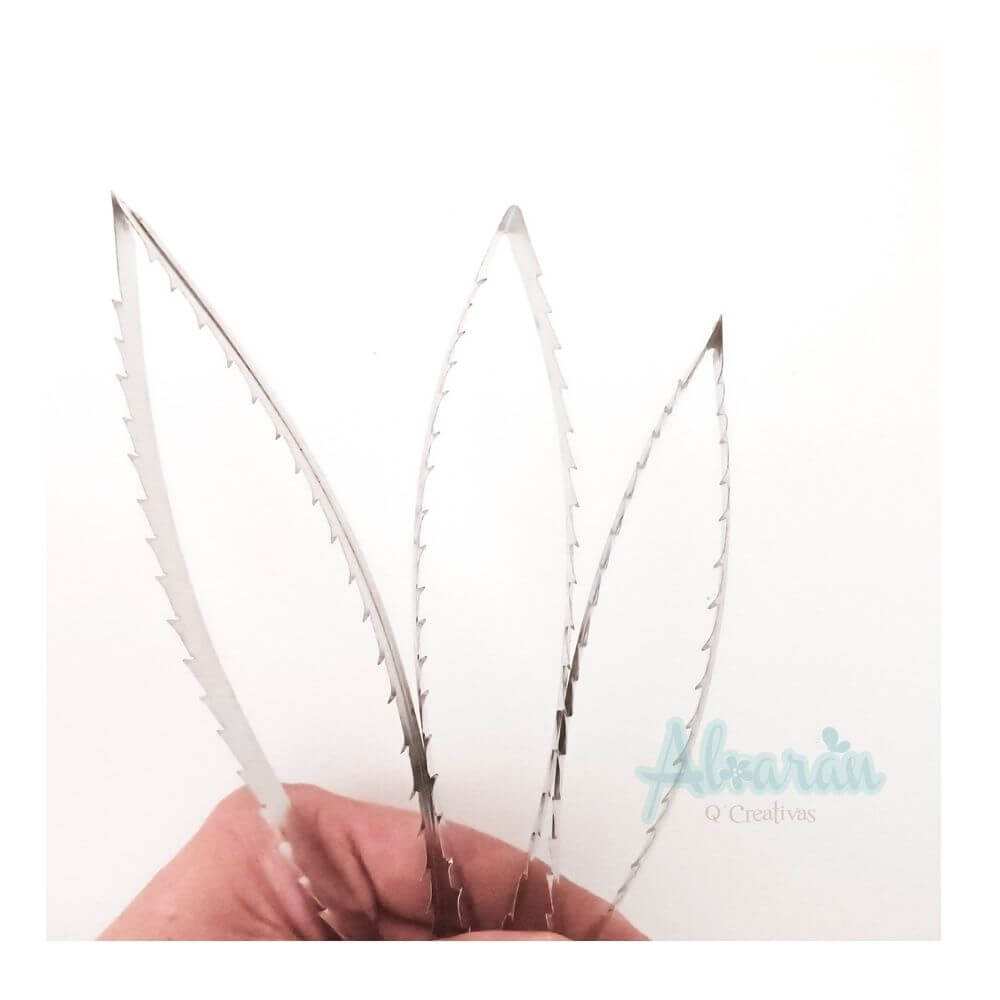 CORTADORES DE HOJA LARGA CON MUESCAS X 3