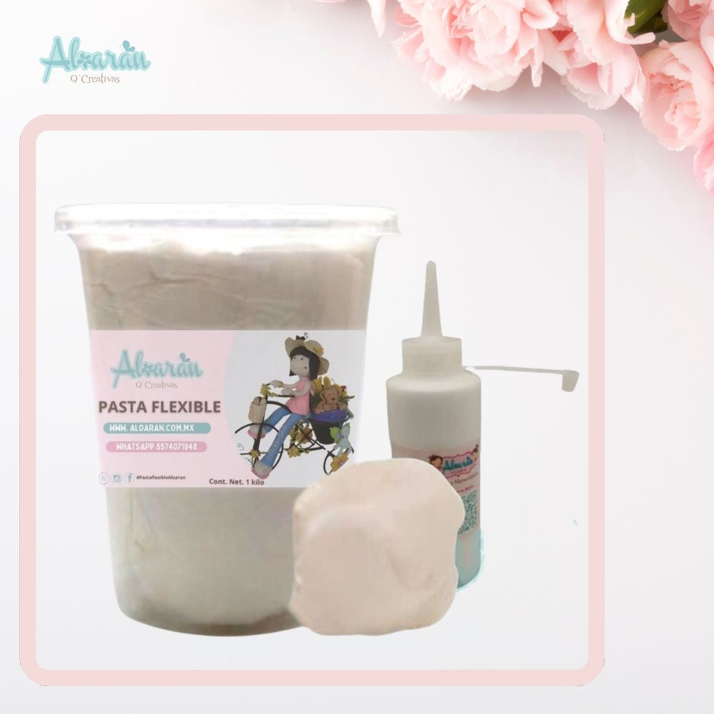 KIT PASTA FLEXIBLE Y PEGAMENTO FLEXIBLE ALOARAN