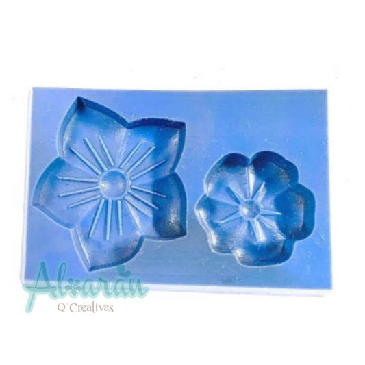 MOLDE FLEXIBLE DE FLORES CHICO