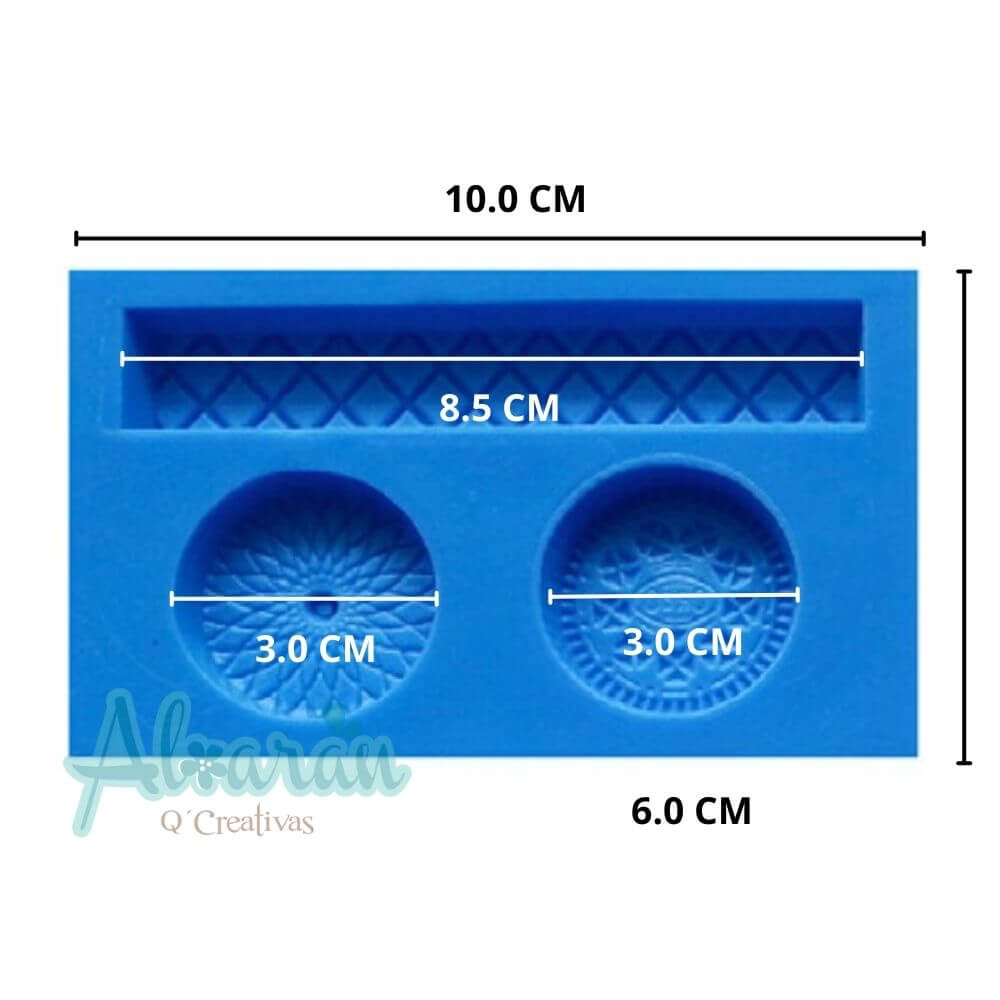 MOLDE FLEXIBLE NO.21 GALLETA OREO  Y SUAVICREMA