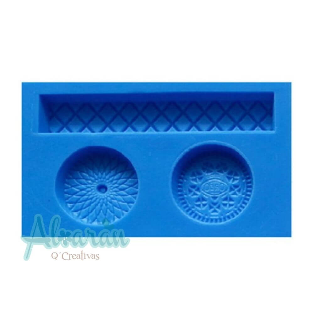 MOLDE FLEXIBLE NO.21 GALLETA OREO  Y SUAVICREMA