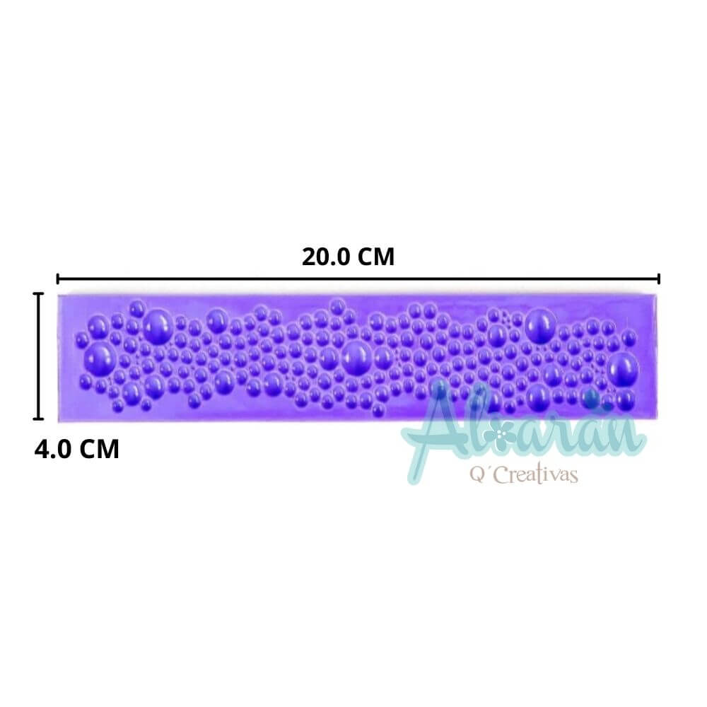 MOLDE FLEXIBLE, REGLETA FLEXIBLE BURBUJAS