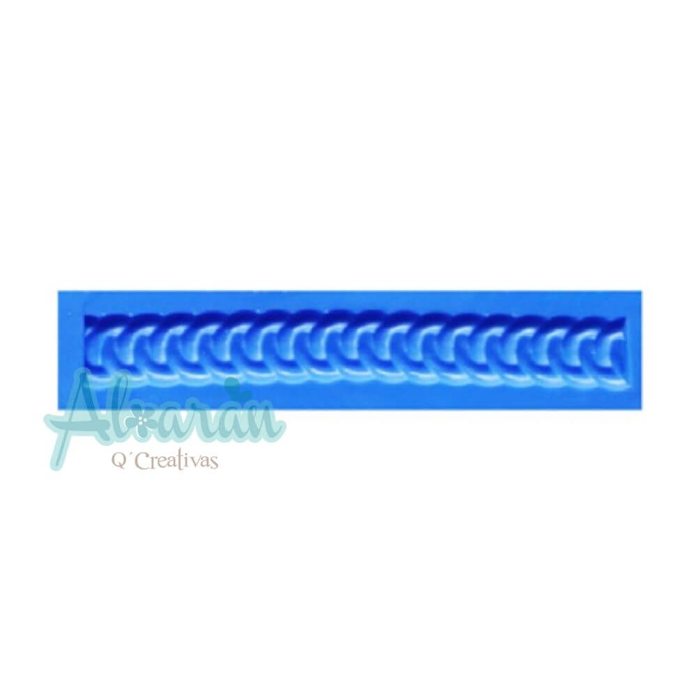 MOLDE FLEXIBLE, REGLETA FLEXIBLE TRENZA