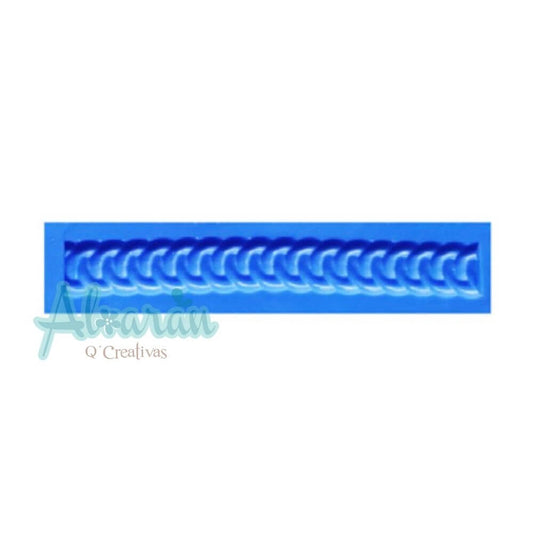 MOLDE FLEXIBLE, REGLETA FLEXIBLE TRENZA