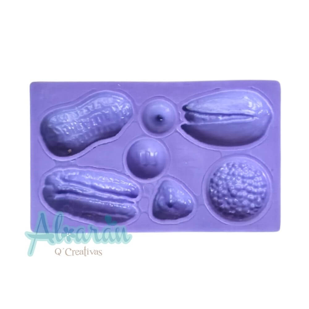 MOLDE FLEXIBLE NO.56 SEMILLAS X 7