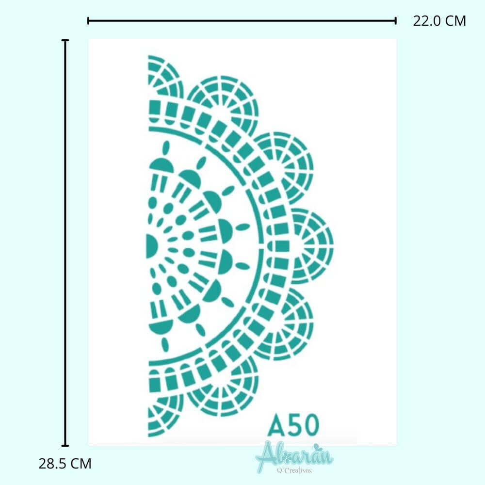 STENCIL MANDALA A50