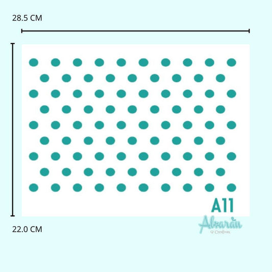 STENCIL PUNTOS GRANDES A11